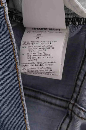 Jean droit Off White Bleu en Coton