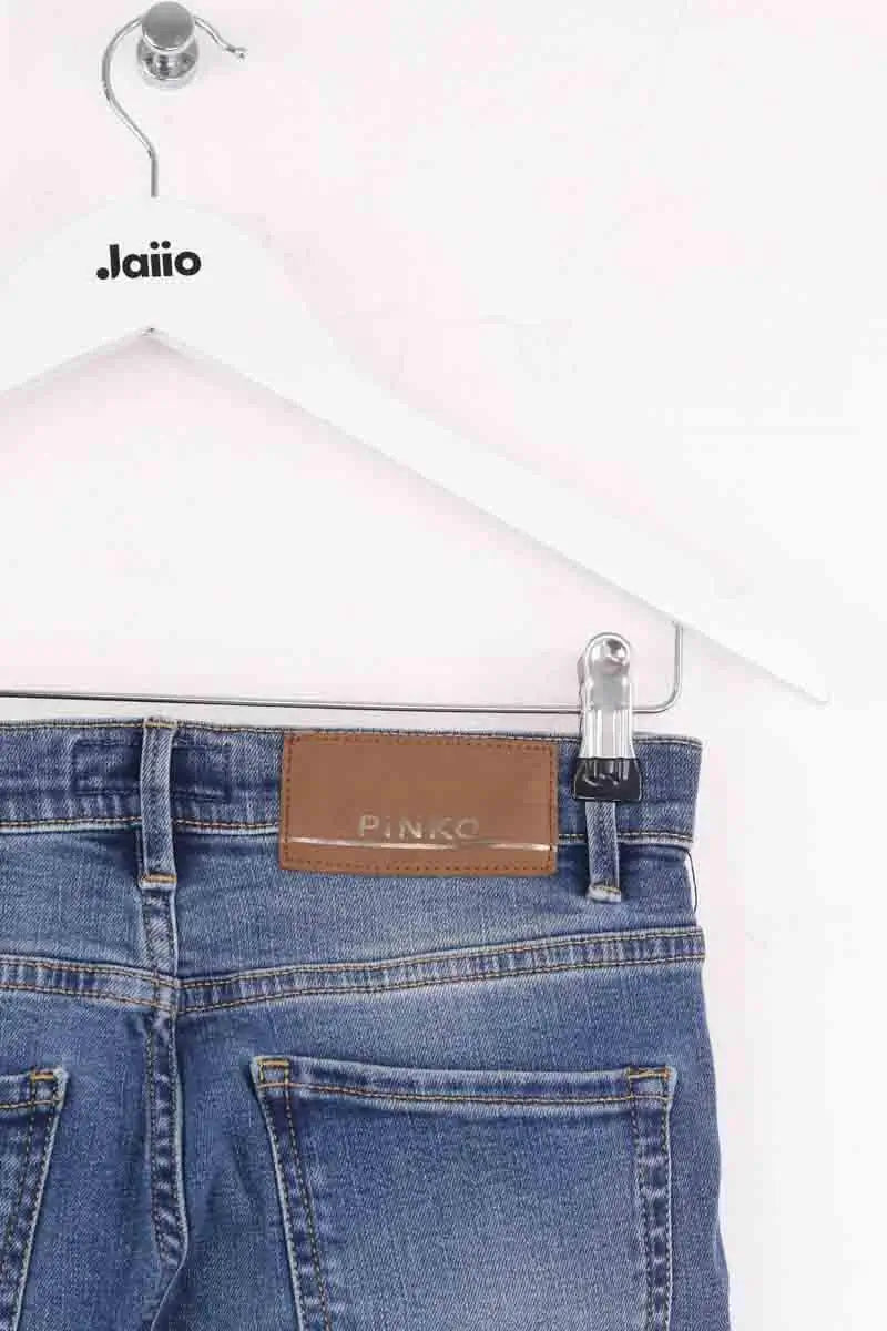 Jean droit Pinko Bleu en Coton