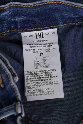 Jean droit Pinko Bleu en Coton