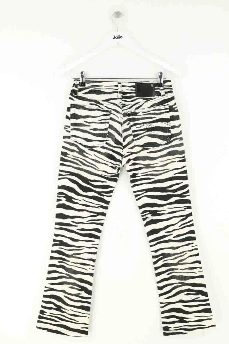 Jean droit R13 Noir en Coton