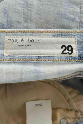 Jean droit Rag & Bone Bleu en Coton