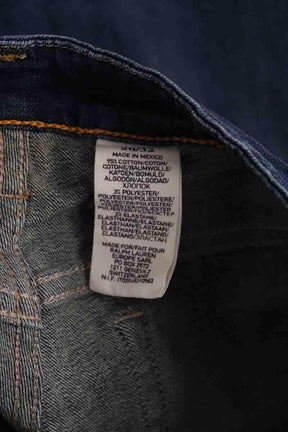 Jean droit Ralph Lauren Bleu en Coton