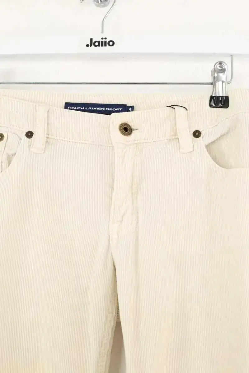 Jean droit Ralph Lauren Ecru en Coton