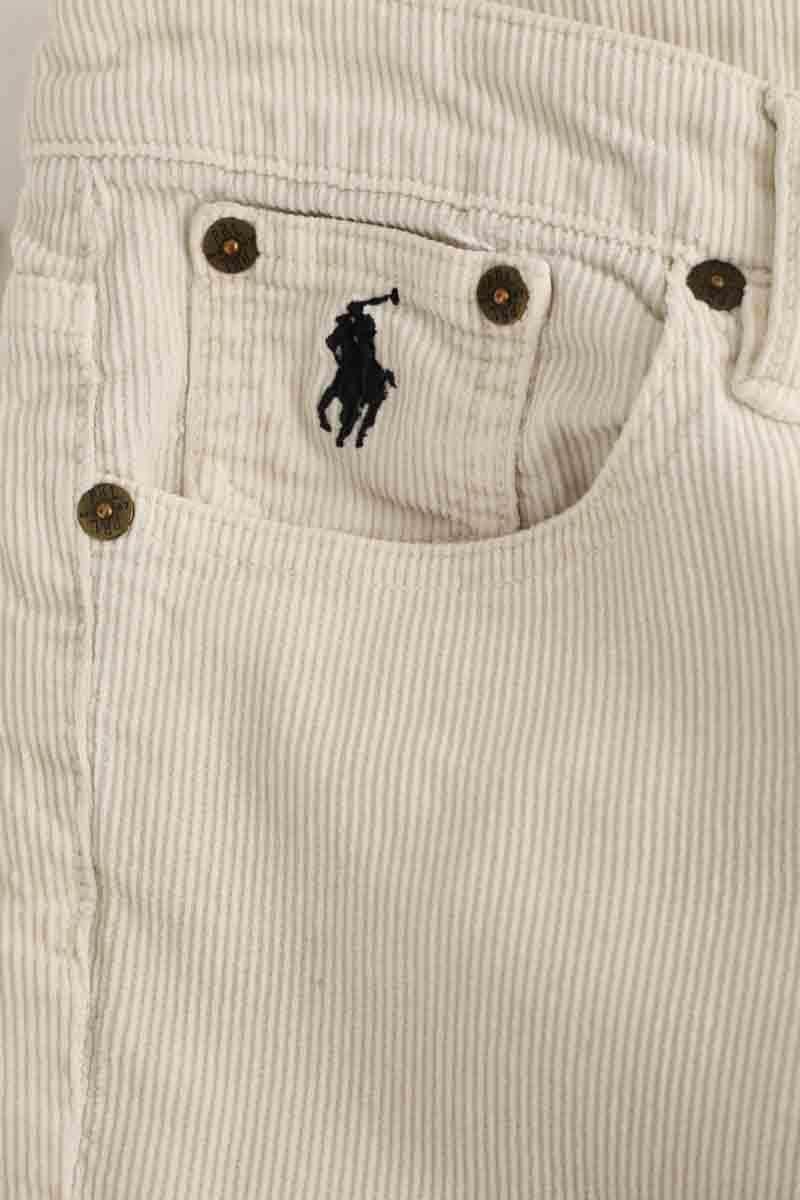 Jean droit Ralph Lauren Ecru en Coton
