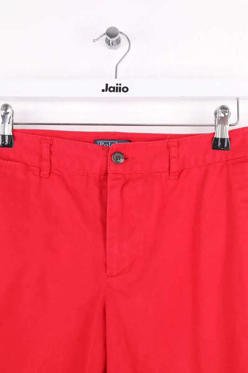 Jean droit Ralph Lauren Rouge en Coton
