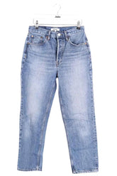 Jean droit RE/DONE Bleu en Coton, taille XS - Seconde Main
