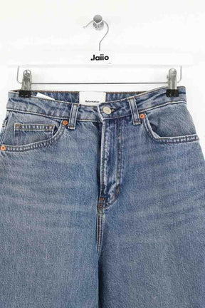 Jean droit Reformation Bleu en Coton