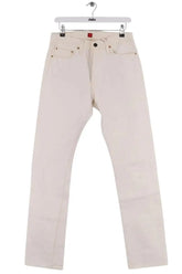 Jean droit Resolute Ecru en Coton, taille L - Seconde Main