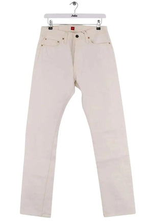 Jean droit Resolute Ecru en Coton, taille L - Seconde Main