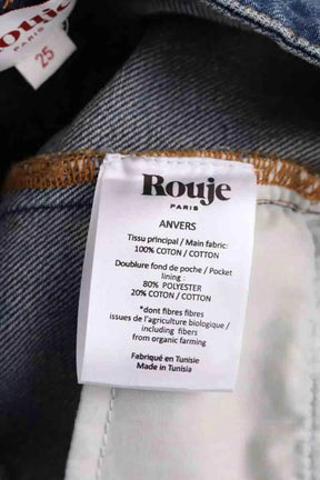 Jean droit Rouje Anvers Bleu en Coton