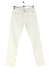 Jean droit Sandro Blanc en Coton, taille M - Seconde Main