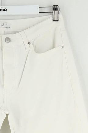 Jean droit Sandro Blanc en Coton