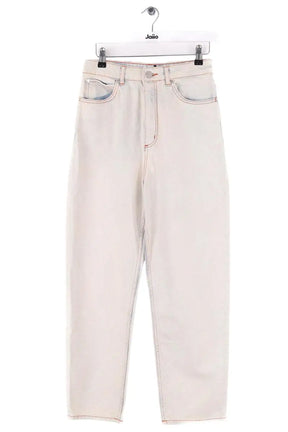 Jean droit Sandro Blanc en Coton, taille S - Seconde Main
