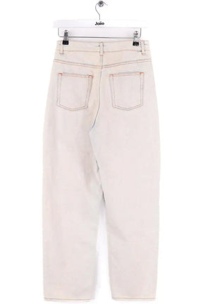 Jean droit Sandro Blanc en Coton