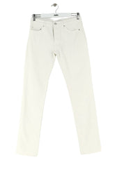 Jean droit Sandro Blanc en Coton, taille S - Seconde Main