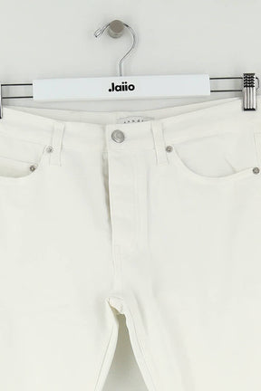 Jean droit Sandro Blanc en Coton