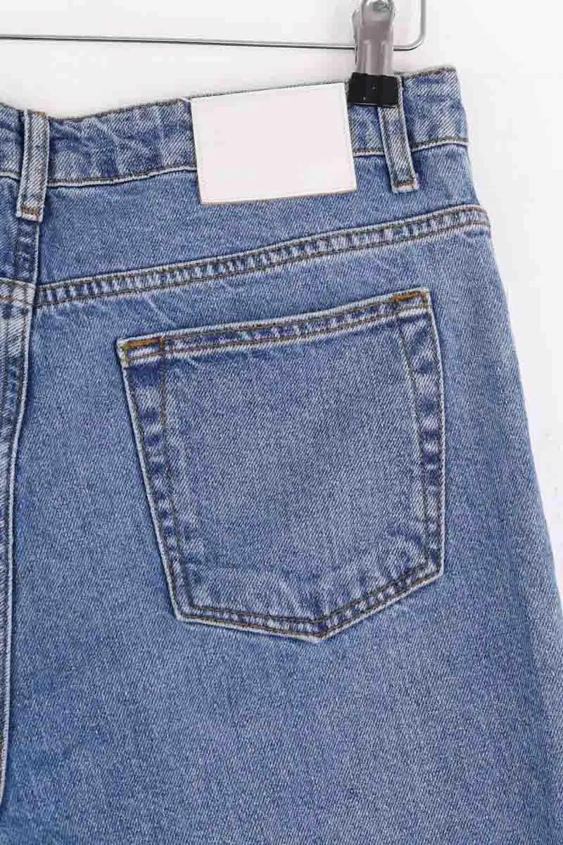Jean droit Sandro Bleu en Coton