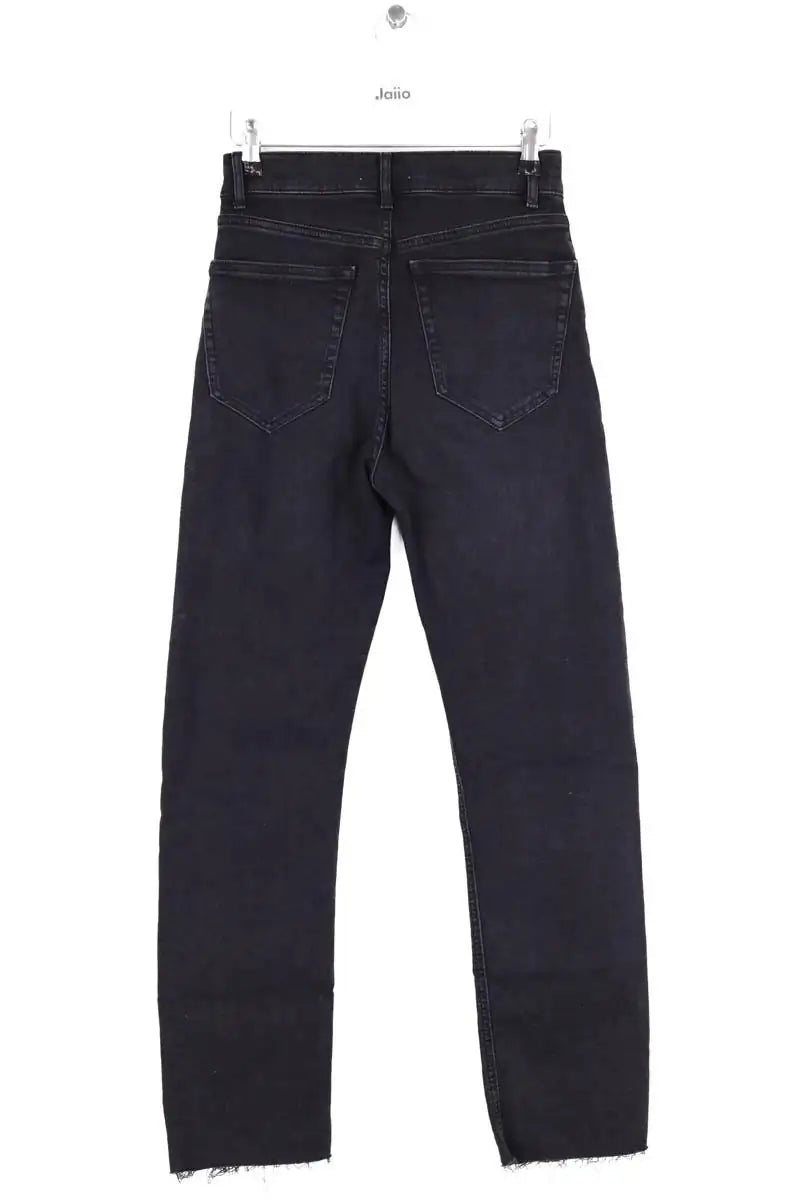 Jean droit Sandro Noir en Coton