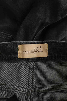 Jean droit Sessun Anthracite en Coton