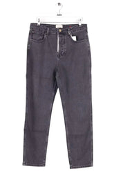 Jean droit Sézane Anthracite en Coton, taille L - Seconde Main