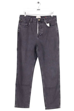Jean droit Sézane Anthracite en Coton, taille L - Seconde Main