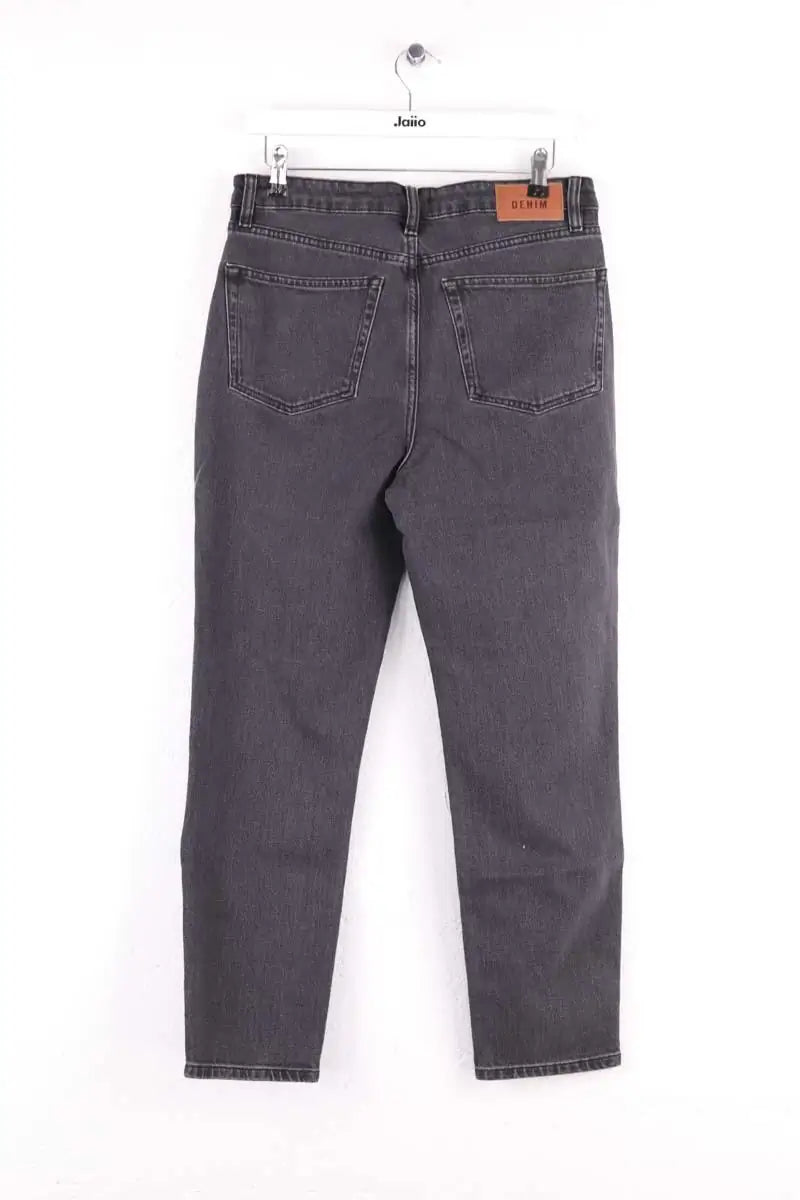 Jean droit Sézane Anthracite en Coton