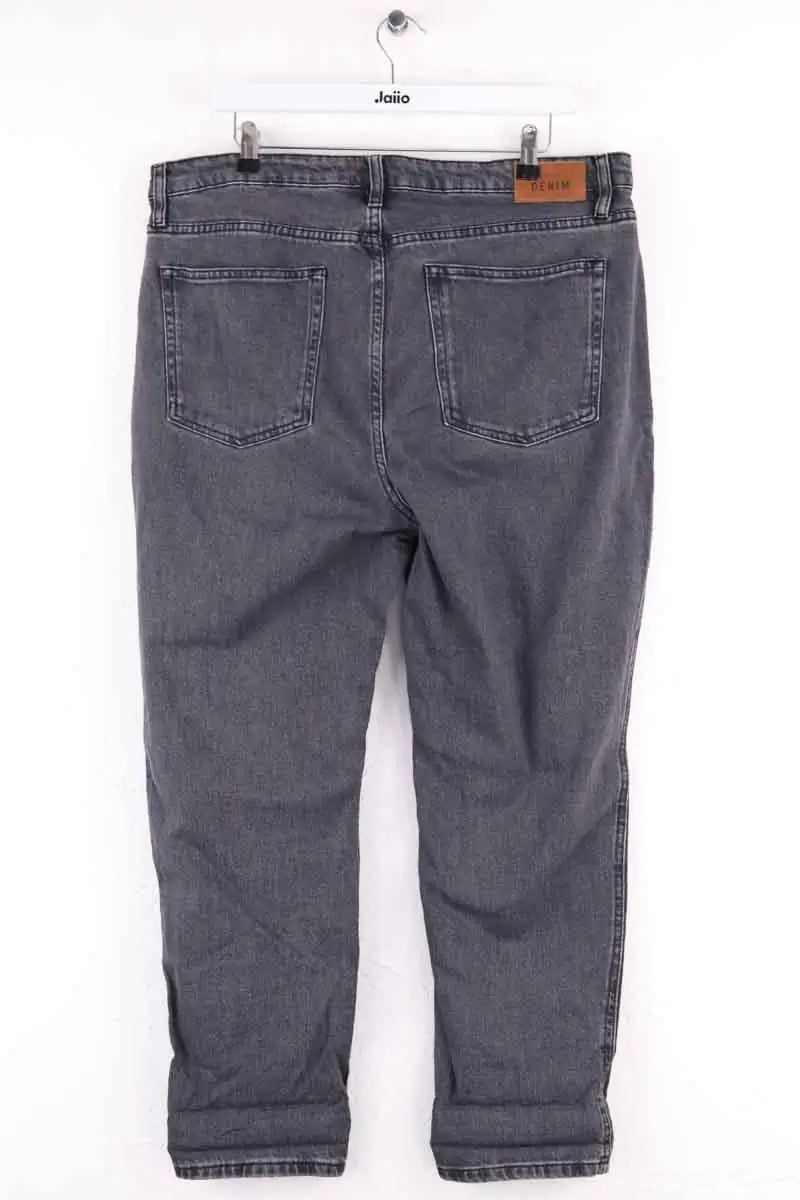 Jean droit Sézane Anthracite en Coton