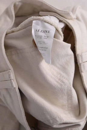 Jean droit Sézane Beige en Coton