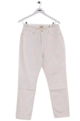 Jean droit Sézane Blanc en Coton, taille L - Seconde Main