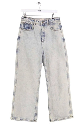 Jean droit Sézane Bleu en Coton, taille M - Seconde Main