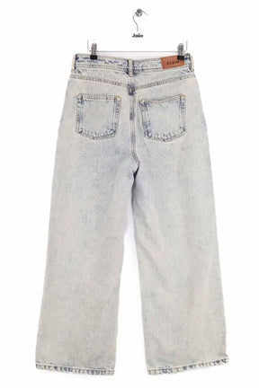 Jean droit Sézane Bleu en Coton