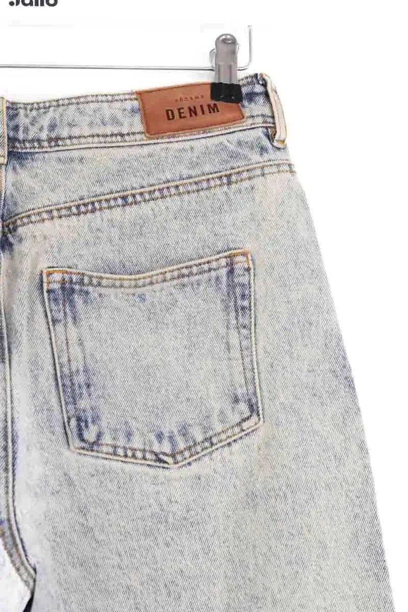 Jean droit Sézane Bleu en Coton