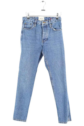 Jean droit Sézane Bleu en Coton, taille XS - Seconde Main