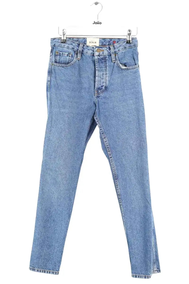 Jean droit Sézane Bleu en Coton, taille XS - Seconde Main