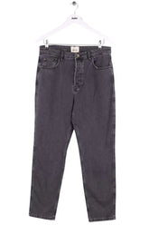 Jean droit Sézane Gris en Coton, taille XL - Seconde Main