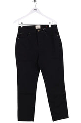 Jean droit Sézane Noir en Coton, taille L - Seconde Main