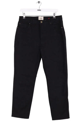 Jean droit Sézane Noir en Coton, taille XL - Seconde Main