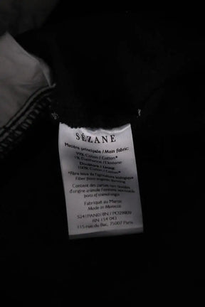 Jean droit Sézane Noir en Coton