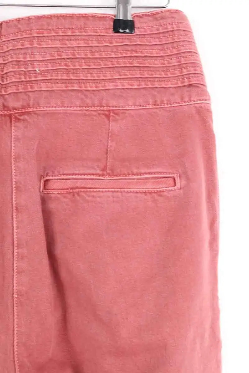 Jean droit Sézane Rose en Coton