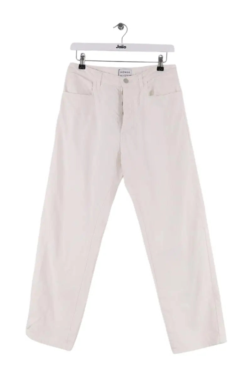 Jean droit Songe Lab Blanc en Coton, taille M - Seconde Main