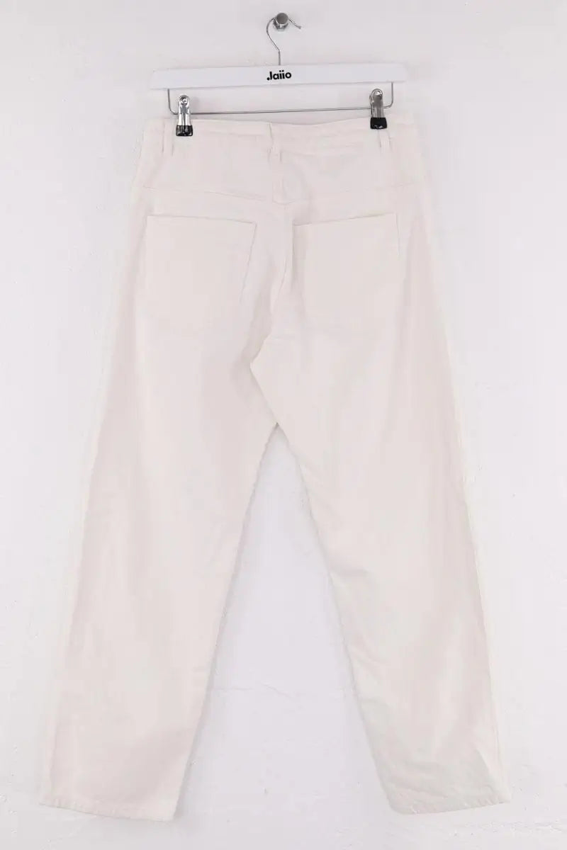 Jean droit Songe Lab Blanc en Coton