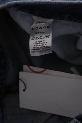 Jean droit Songe Lab Bleu en Coton
