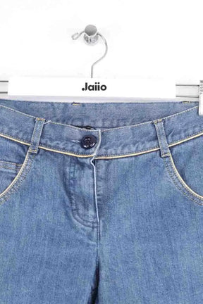 Jean droit Sonia Rykiel Bleu en Coton