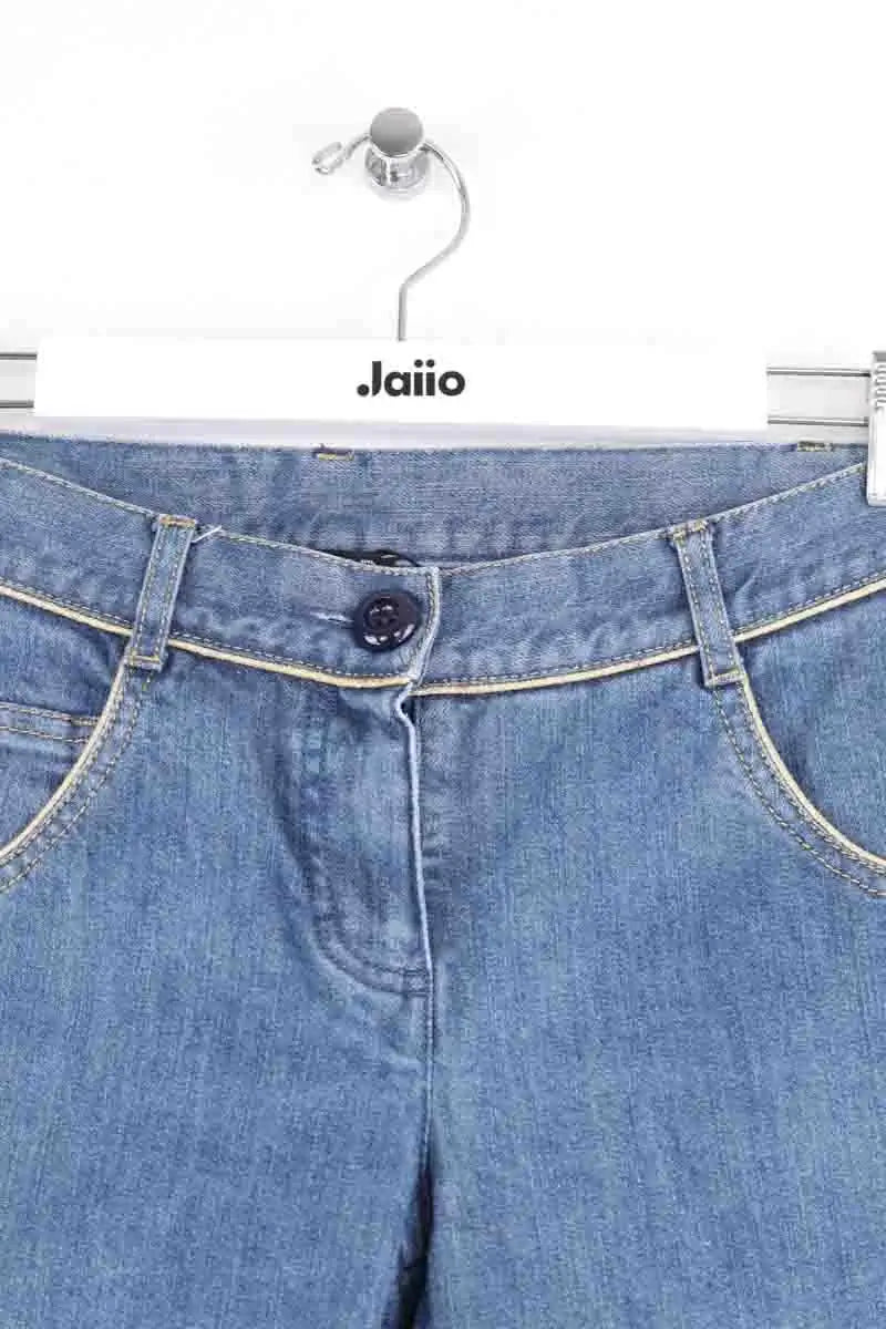 Jean droit Sonia Rykiel Bleu en Coton