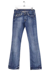 Jean droit Tara Jarmon Bleu en Coton, taille S - Seconde Main