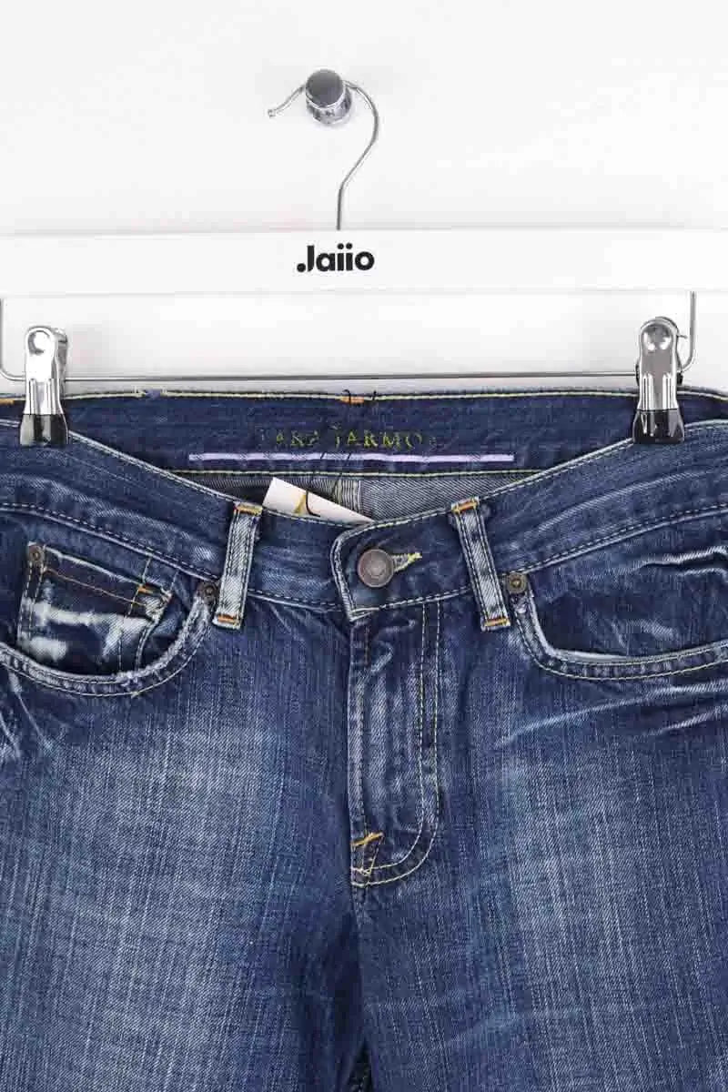 Jean droit Tara Jarmon Bleu en Coton