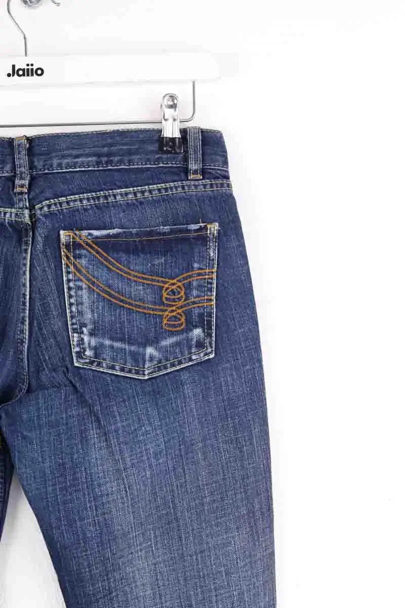 Jean droit Tara Jarmon Bleu en Coton