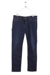 Jean droit The Kooples Marine en Coton, taille L - Seconde Main