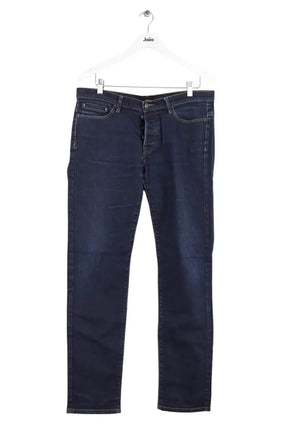 Jean droit The Kooples Marine en Coton, taille L - Seconde Main