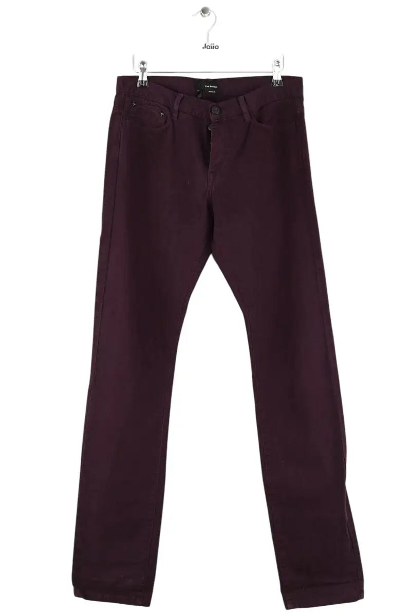 Jean droit The Kooples Violet en Coton, taille L - Seconde Main
